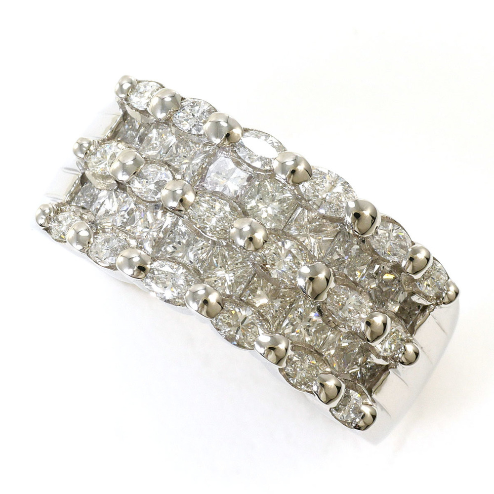 VINTAGE Silver Diamond Ring